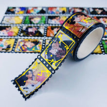 Load image into Gallery viewer, Romance Horror Movie Film Roll Washi Tape.
