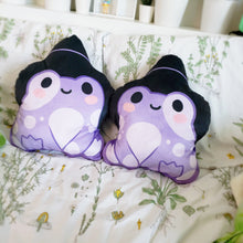 Load image into Gallery viewer, Witch Froggy Pillow
