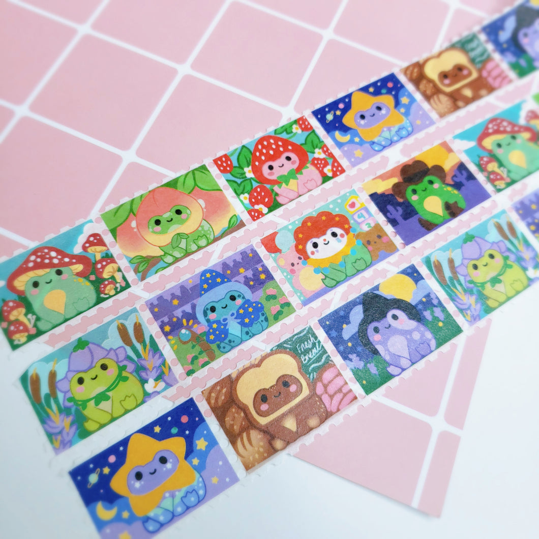 Froggy Friends Stamp Washi Tape