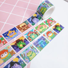 Load image into Gallery viewer, Froggy Friends Stamp Washi Tape
