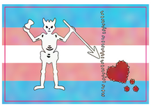 Load image into Gallery viewer, OFMD Pride Flag Charity Stickers
