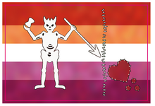 Load image into Gallery viewer, OFMD Pride Flag Charity Stickers