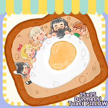 Load image into Gallery viewer, Dungeon Meshi Toast Pillow [PREORDER SHIPS IN OCTOBER]
