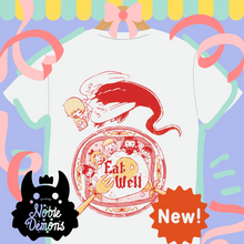 Load image into Gallery viewer, Eat Well Dungeon Meshi Shirt [PREORDER SHIPS IN OCTOBER]
