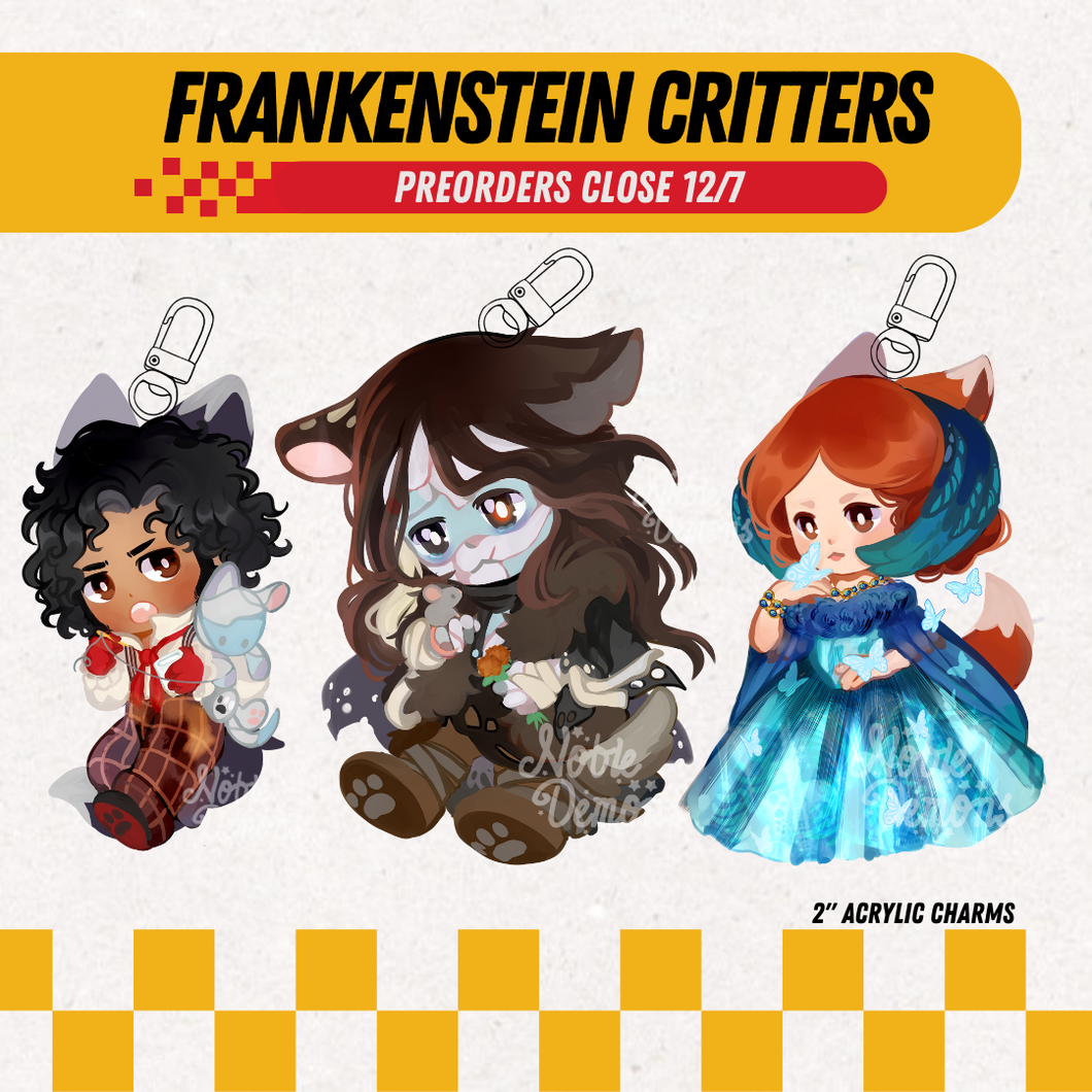 Frankenstein Critter Charms [PREORDERS SHIP DECEMBER 8]