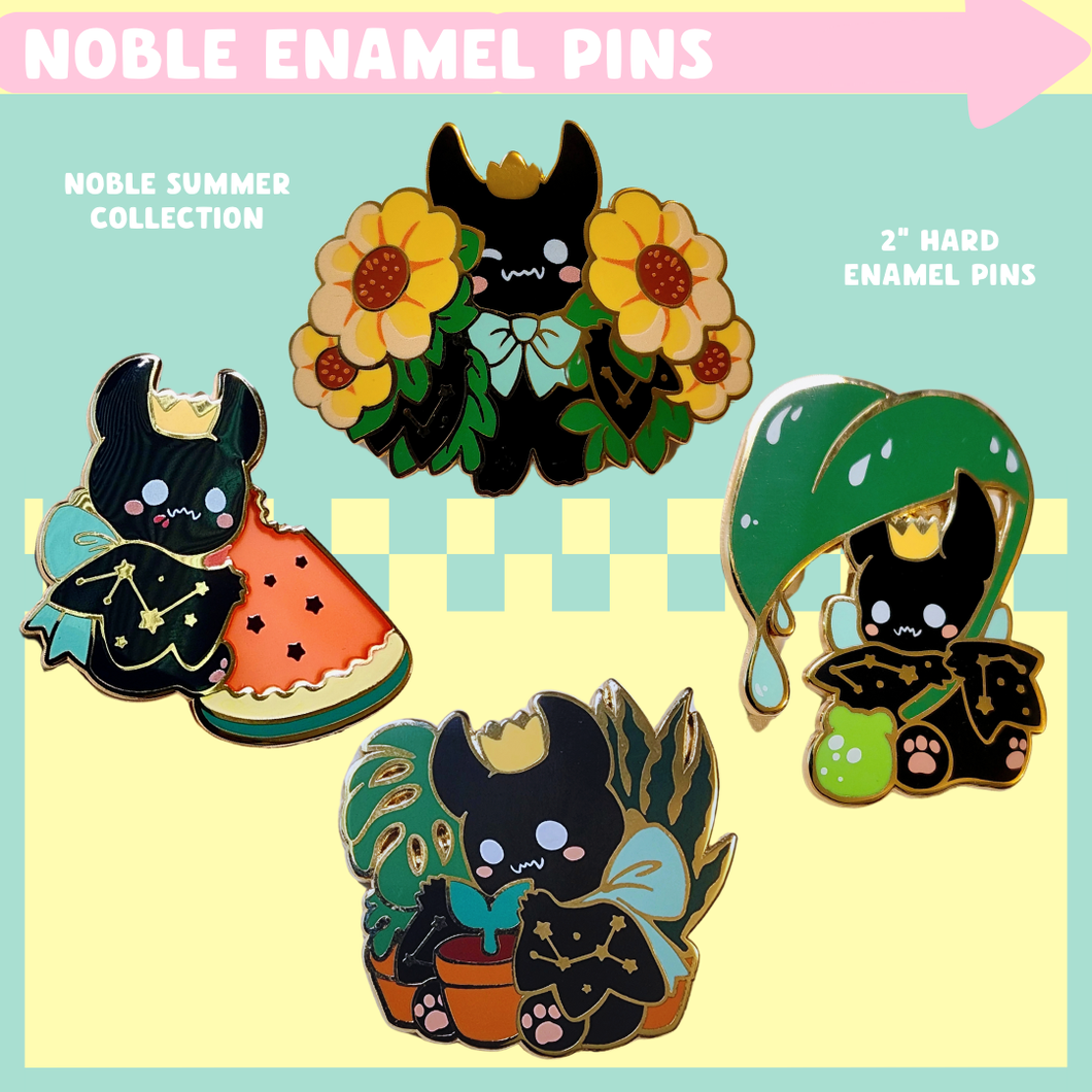 Noble Summer Enamel Pin Collection