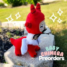 Load image into Gallery viewer, Baby Chimera Plush Keychain [PREORDER SHIPS OCTOBER ROUND 3]
