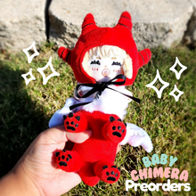 Load image into Gallery viewer, Baby Chimera Plush Keychain [PREORDER SHIPS OCTOBER ROUND 3]
