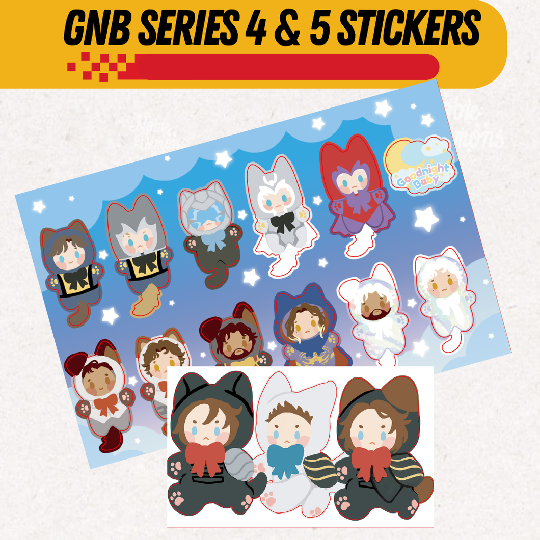 Goodnight Baby Series 4 + 5 Stickers