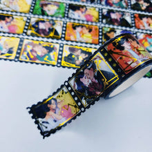 Load image into Gallery viewer, Romance Horror Movie Film Roll Washi Tape.
