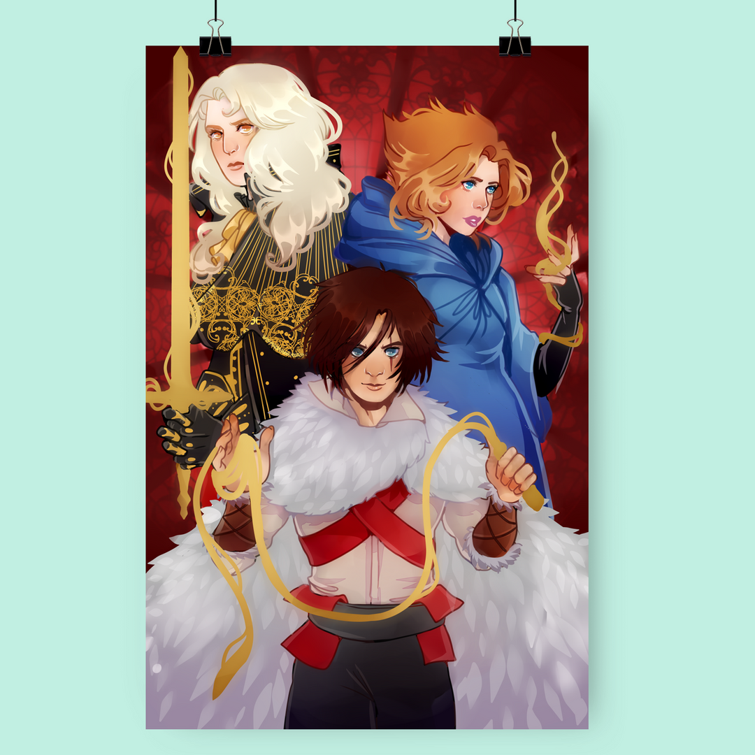 11x17 Castlevania Print – Noble Demons
