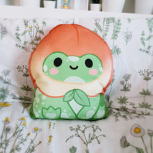 Load image into Gallery viewer, Peach Froggy Pillow
