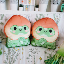 Load image into Gallery viewer, Peach Froggy Pillow
