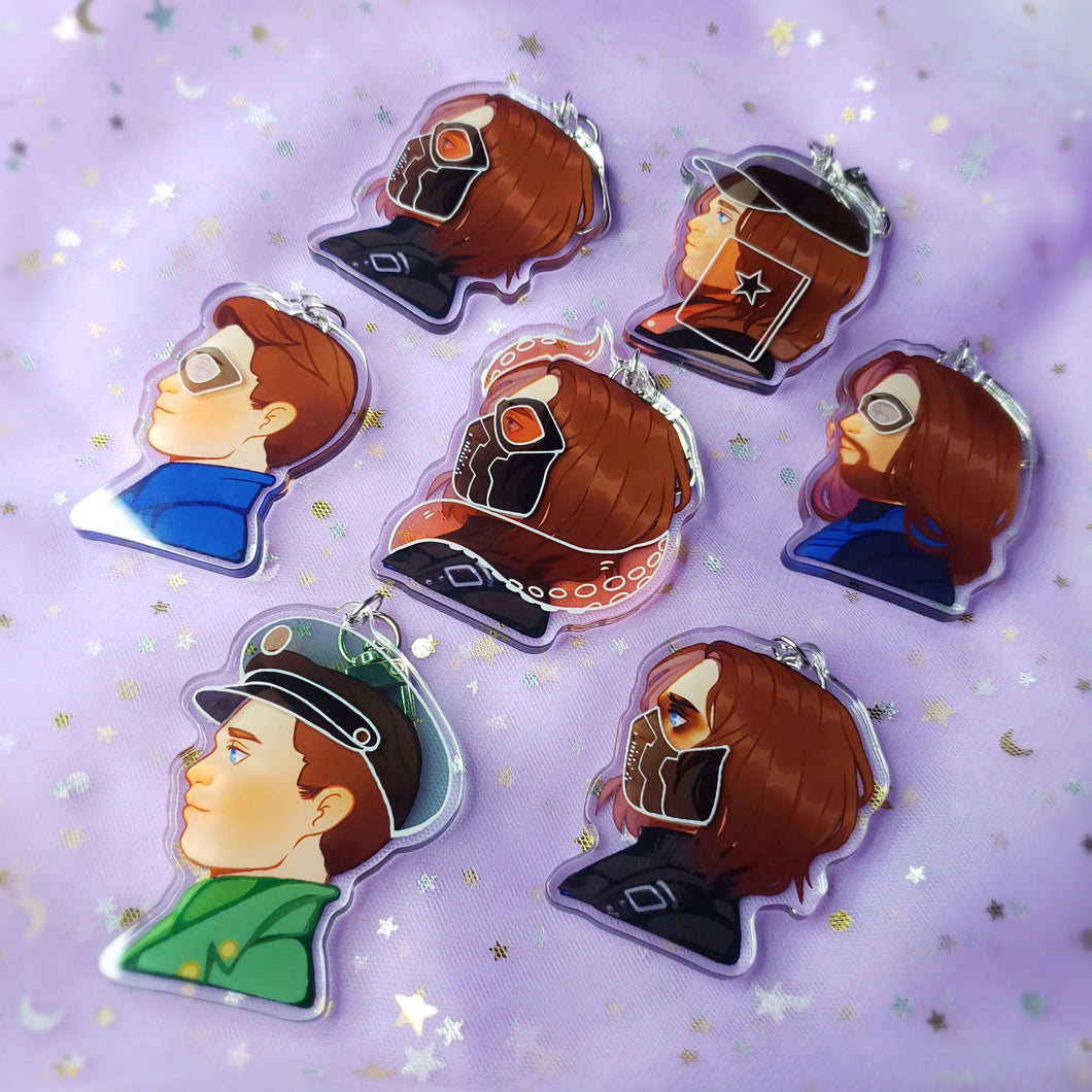 Bucky Collection 3D Charms