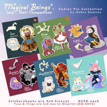 Load image into Gallery viewer, Zodiac Holo Sticker Sheets
