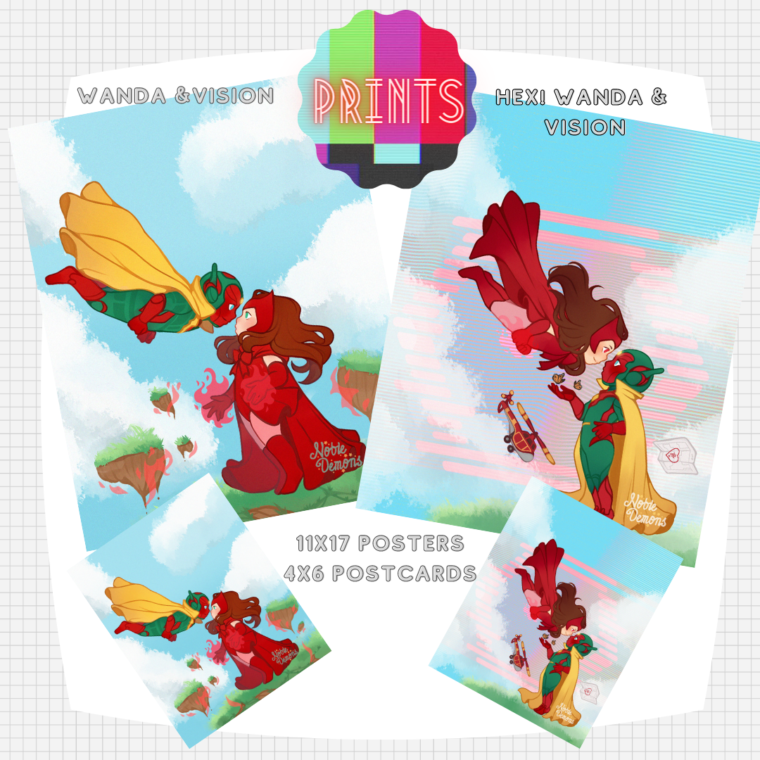 Wanda & Vision Print – Noble Demons