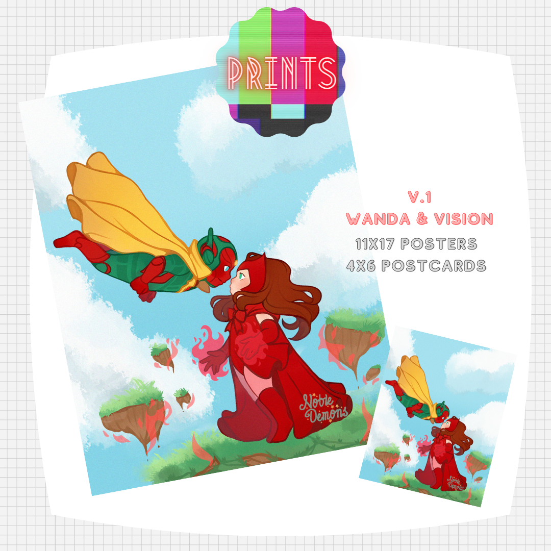 Wanda & Vision Print – Noble Demons