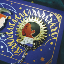 Load image into Gallery viewer, Sun &amp; Moon Collar Pin Set
