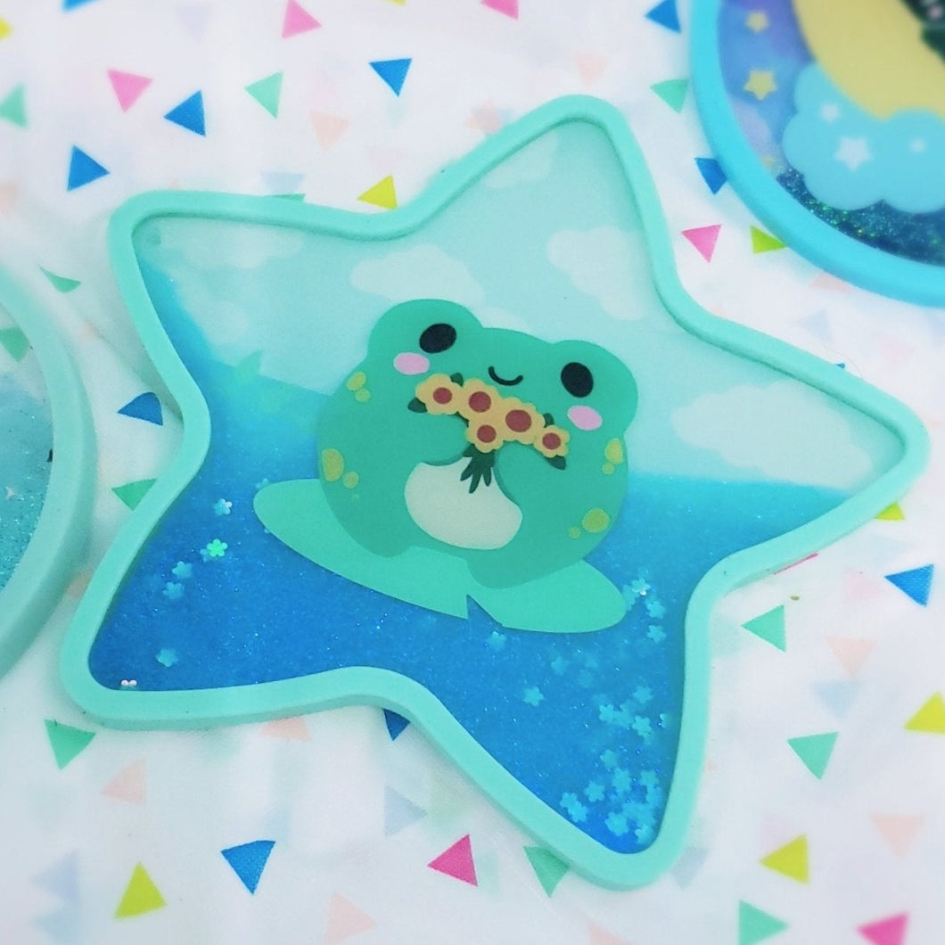 Froggy Star Coasters