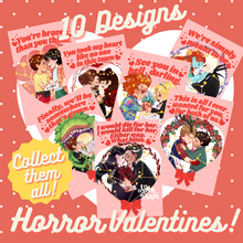 Load image into Gallery viewer, Valentine Postcards (Horror Pairings)
